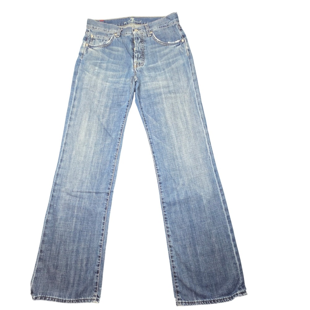 Vintage 90's 7 For All Mankind Jeans Womens 28 Relaxed Medium Wash 30x31 USA